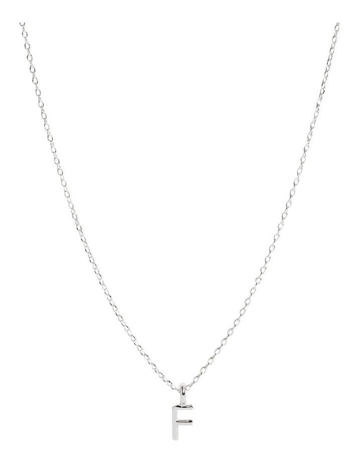 Seed Heritage Initial "F" Necklace in Silver OS