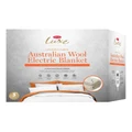 Tontine Australian Wool Multizone Electric Blanket in White single