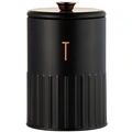 Maxwell & Williams Astor Tea Canister 11x17cm in Black