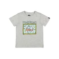 Quiksilver Surf The Earth Short Sleeve Tee in Athletic Heather Grey Marle 4