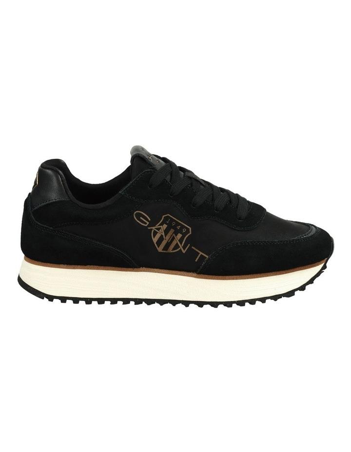 Gant Bevinda Leather Sneaker in Black 36