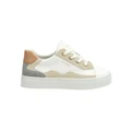 Gant Avona Leather Sneaker in Beige/White Beige 39
