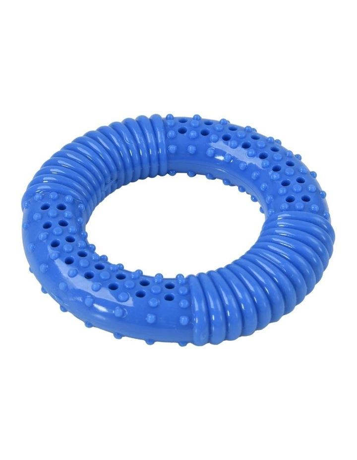 Charlies Thirst-Quencher Donut Dog Toy 10.5cm in Blue