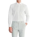 Calvin Klein Slim Long Sleeve Shirt in White 38