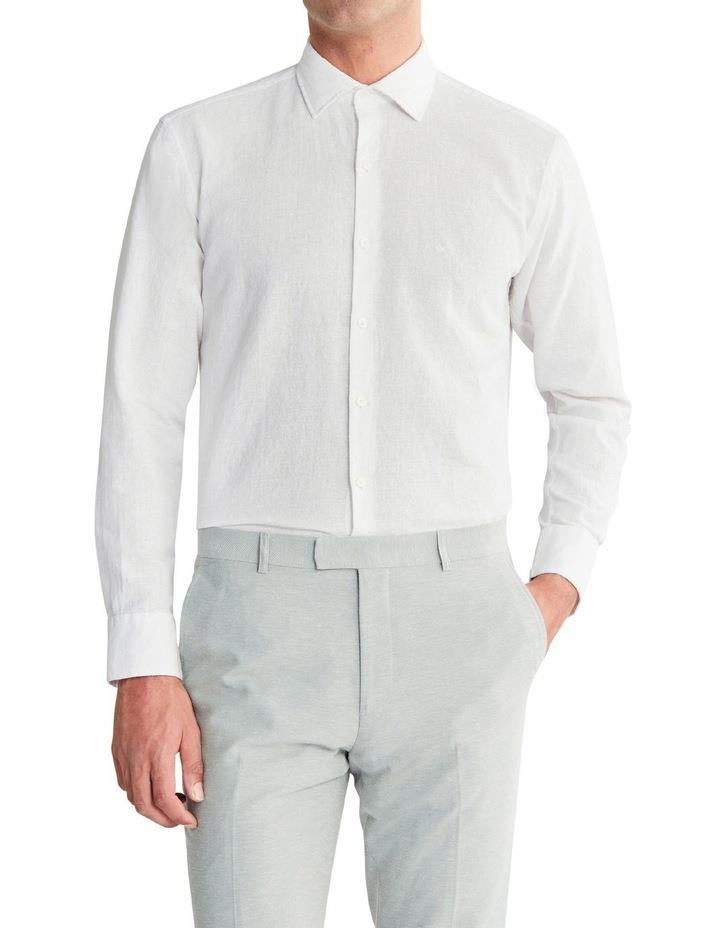 Calvin Klein Slim Long Sleeve Shirt in White 41