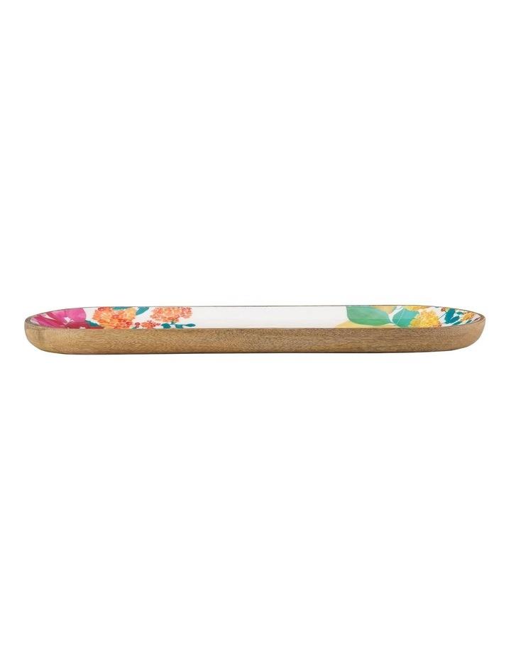 Maxwell & Williams Capri Oblong Wood Enamel Finish Tray 60x20 Cm in Mixed Colours Assorted