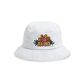 RVCA United Pops Bucket Hat in White S/M