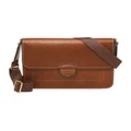 Fossil Lennox Messenger Bag in Brown One Size