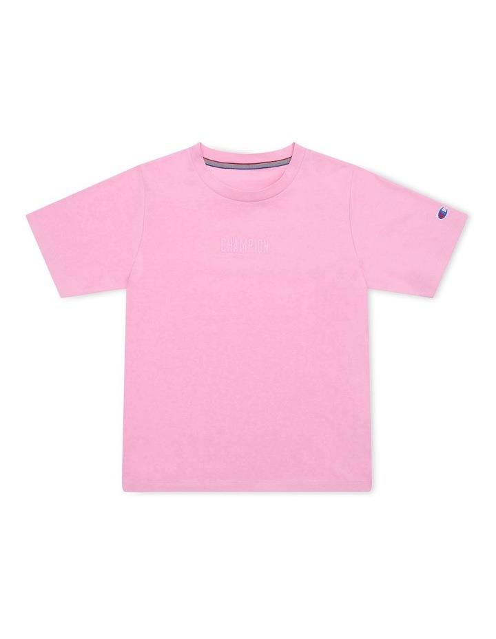 Champion Rochester Base Tee in Mt Fuji Lt Pink 10