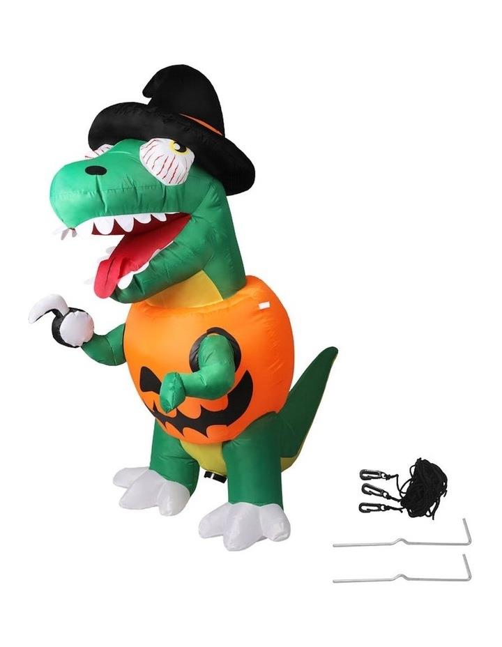 Emitto Halloween Inflatables Led Lights Dinosaur 1.8M in Multi Assorted