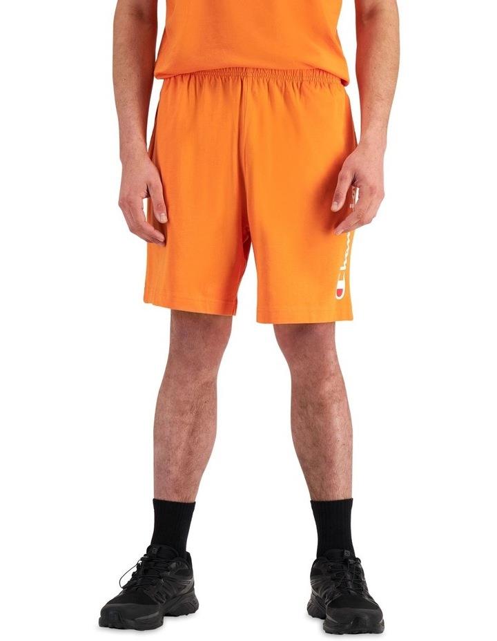 Champion Script Jersey Short in Clay Court Orange XL