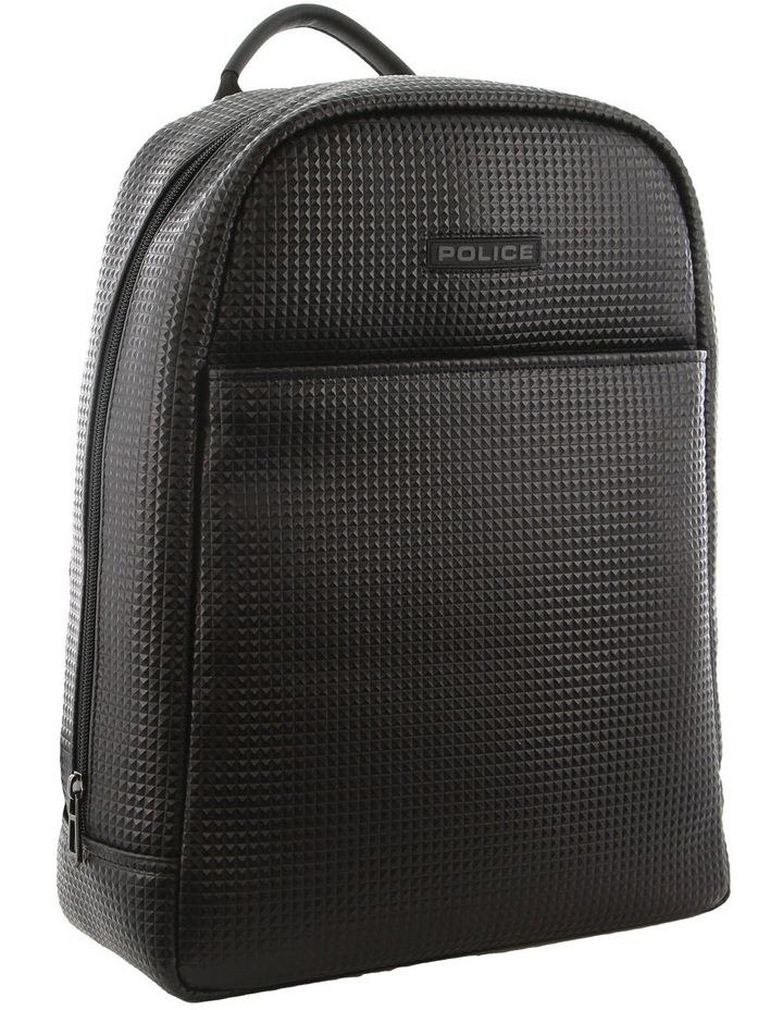 Police Pyramid Backpack in Black