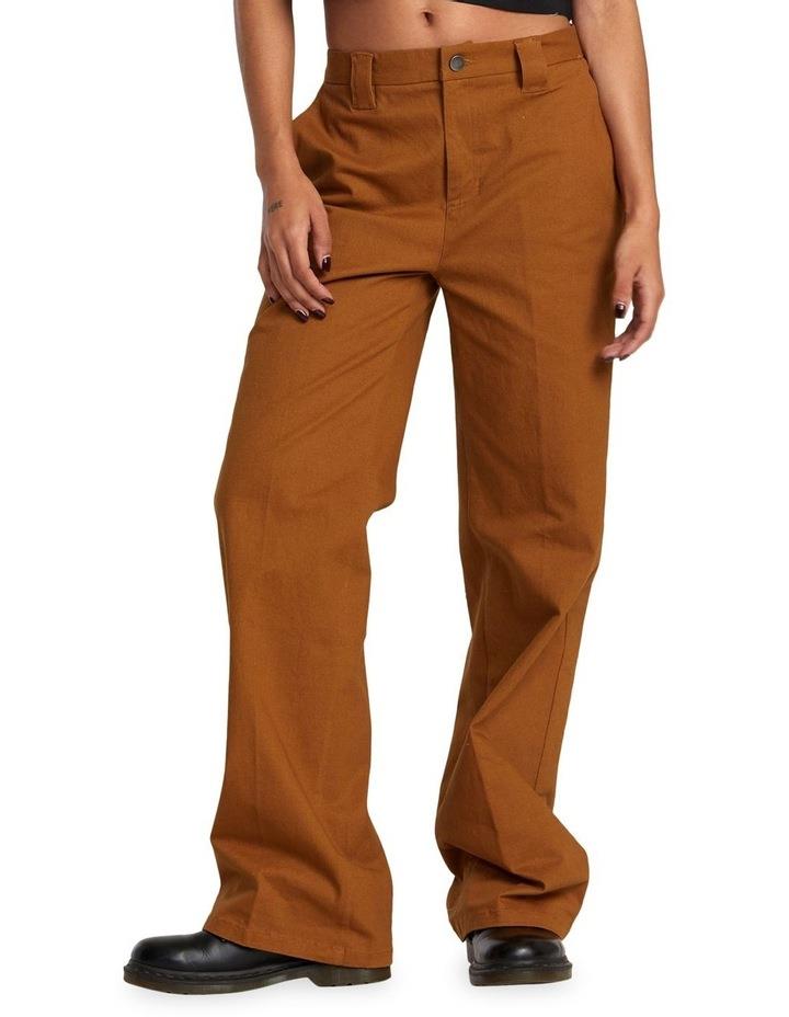 RVCA Coco Wide Leg Pants in Brown 26