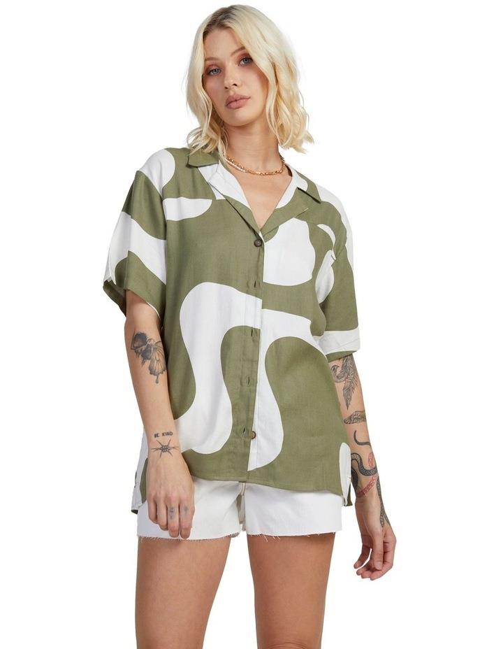 RVCA Waves Overshirt in Green 6