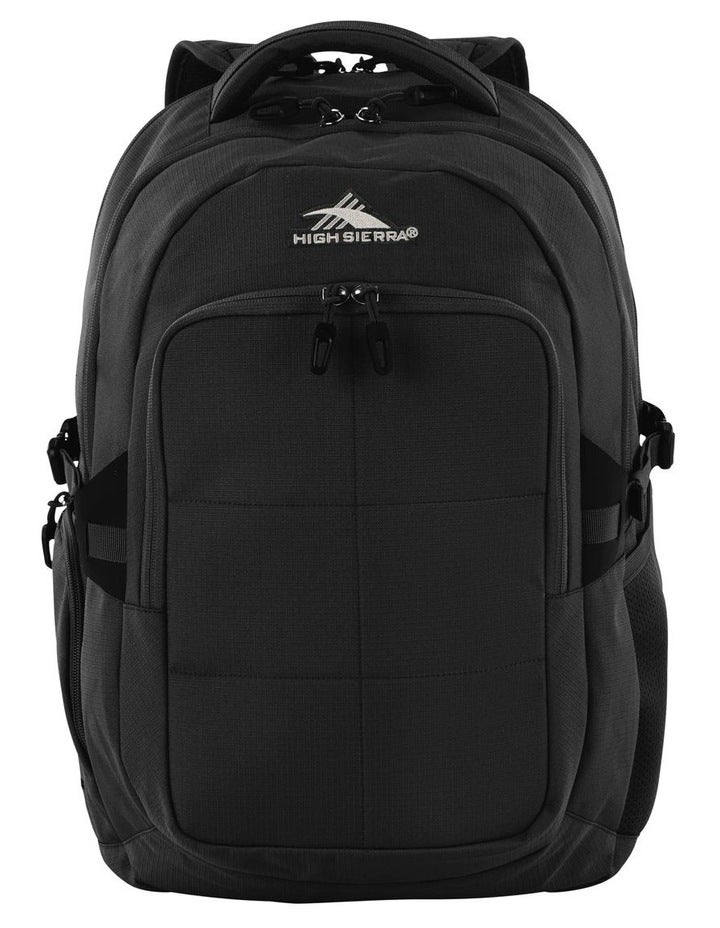 High Sierra Trooper Backpack in Black