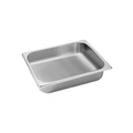 SOGA Gastronorm Stainless Steel Pans Tray 6.5cm Deep in Silver