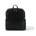 OiOi Multitasker Vegan Leather Nappy Backpack in Black
