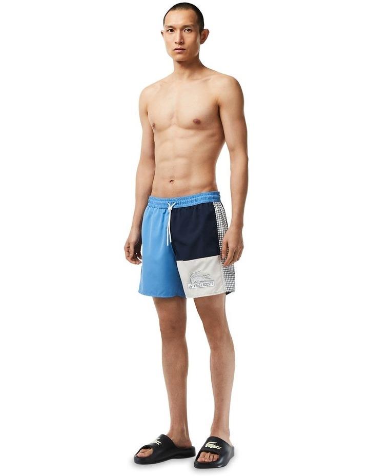 Lacoste Neo Heritage Le Club Swim Shorts in Blue XL
