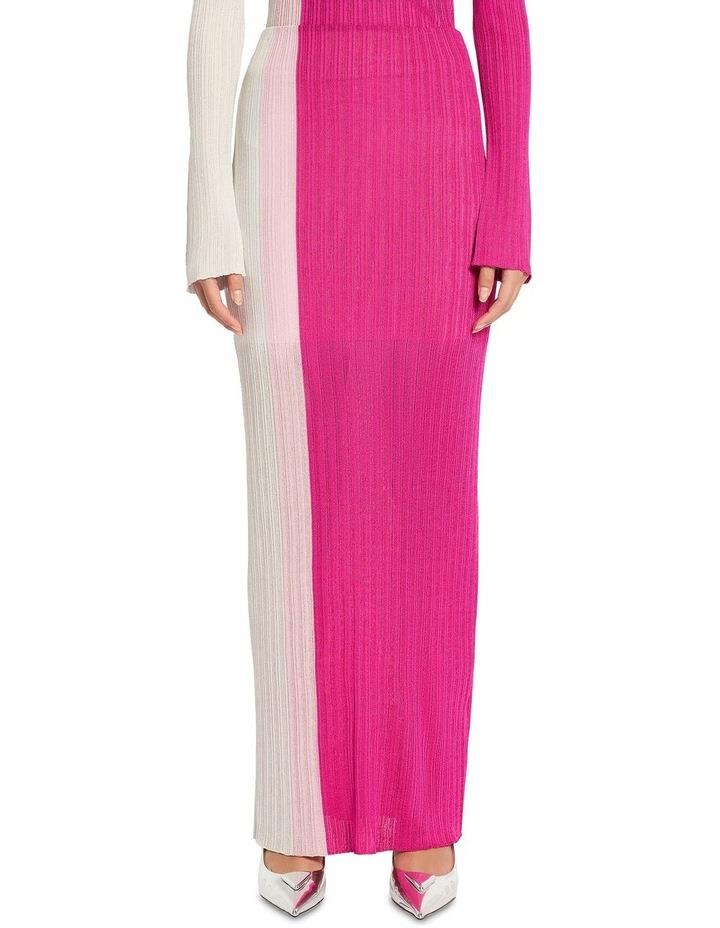Sass & Bide Ryder Knit Skirt in Candy Pink XL