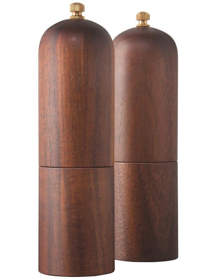 The Cooks Collective Remington Salt & Pepper Mills Set of 2 in Brown
