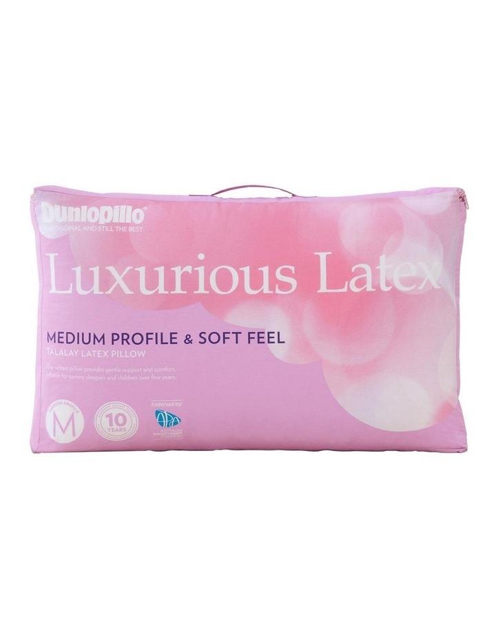 Dunlopillo Luxurious Latex Medium Profile & Soft Feel in White Mid