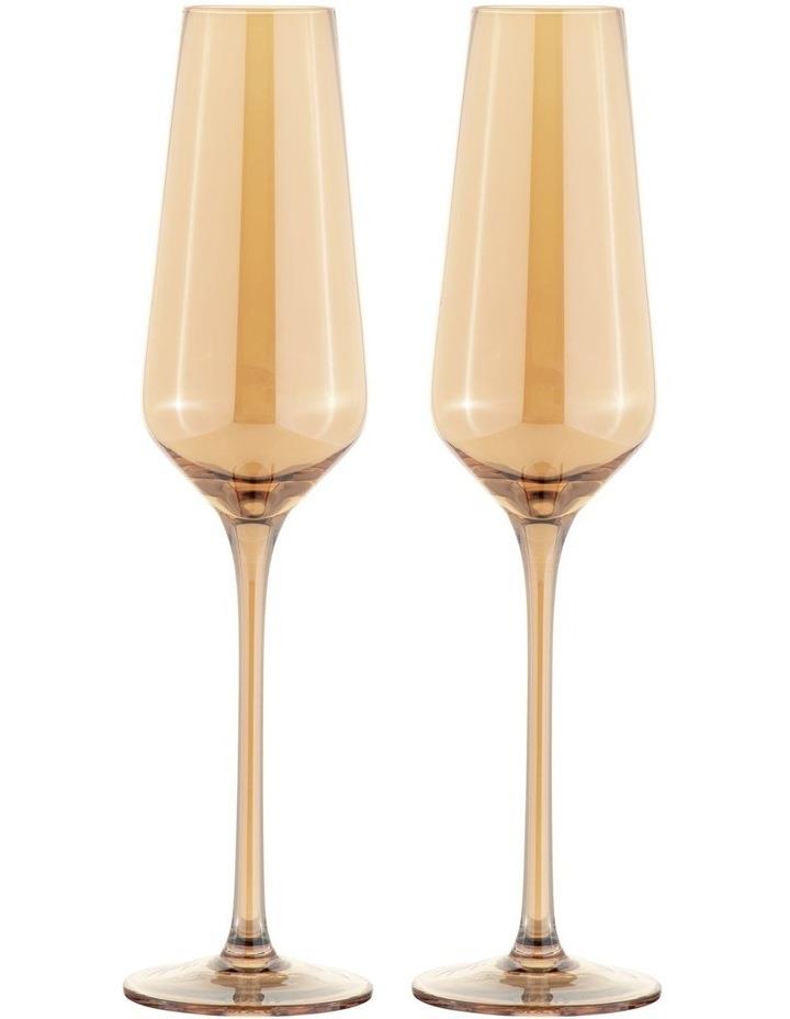 Maxwell & Williams Glamour Flute 230ML Set of 2 in Gold