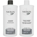 Nioxin System 2 Cleanser Shampoo And Scalp Therapy Conditioner 1L Duo