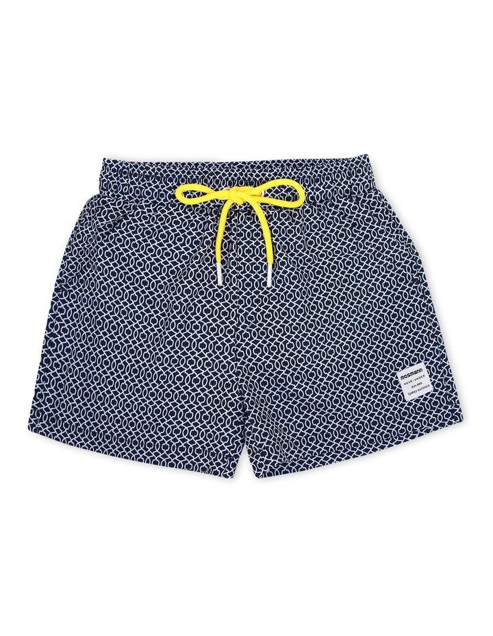 Mosmann Kasbah Swim Short in Navy 4-5