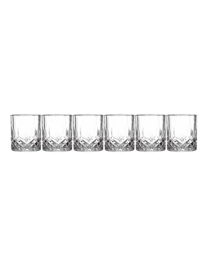 Maxwell & Williams Antrim Double Old Fashion Gift Boxed Set of 6 320ml in Clear White