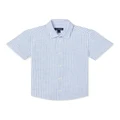 Van Heusen Youth Junior Fit Short Sleeve Stripe Shirt (3-7 Years) in Blue 6
