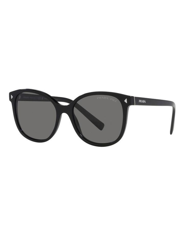 Prada Polarised PR22ZSF Sunglasses in Black One Size