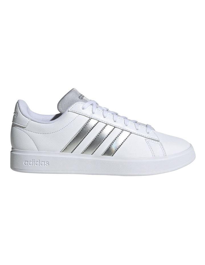 adidas Grand Court 2.0 Shoes in White/Silver White 8