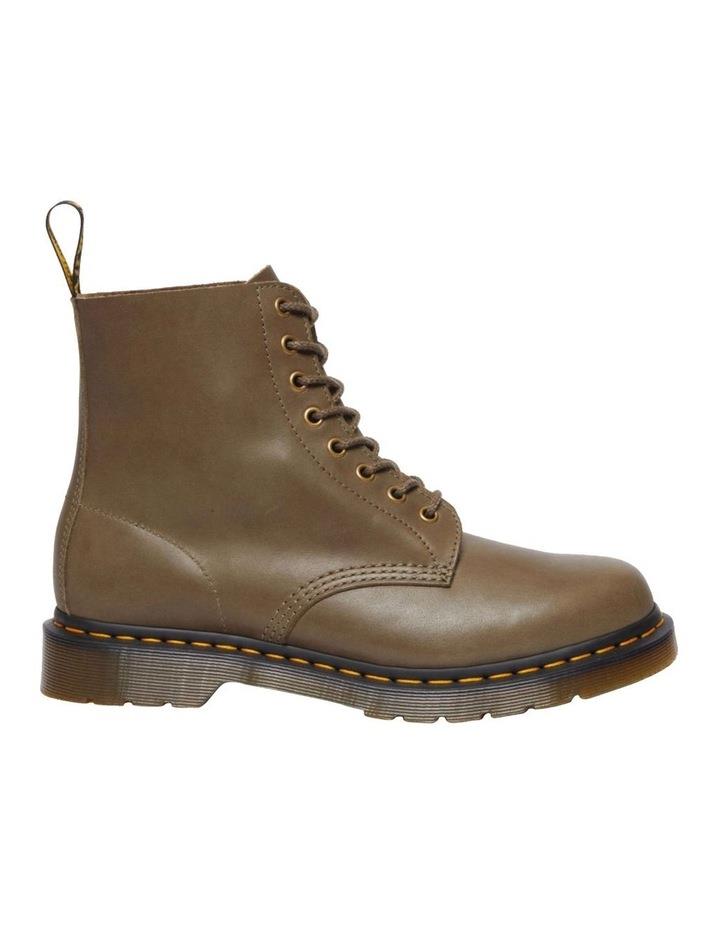 Dr Martens 1460 Pascal 8 Eye Boot in Olive Carrara Olive 9