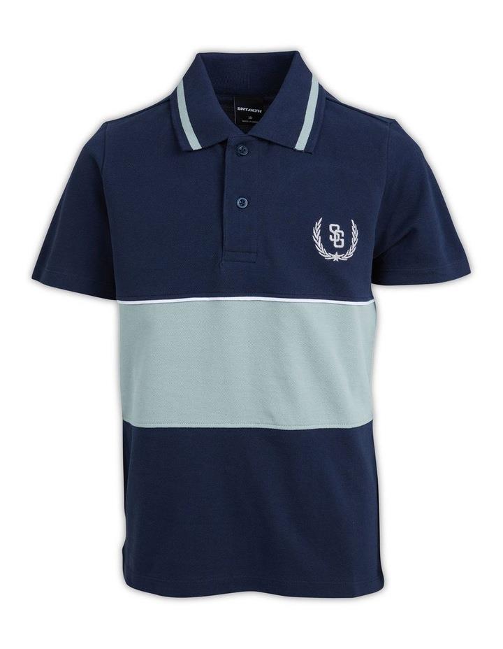 St Goliath Clubhouse Polo T-shirt (3-7 Years) in Navy 4