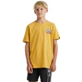 Quiksilver In The Groove Youth Short Sleeve Tee in Mustard Yellow 12