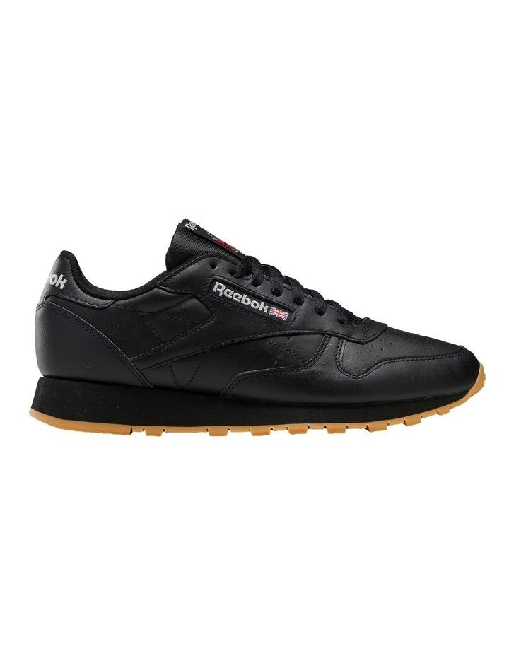 Reebok Classic Black Leather Shoes Black 6