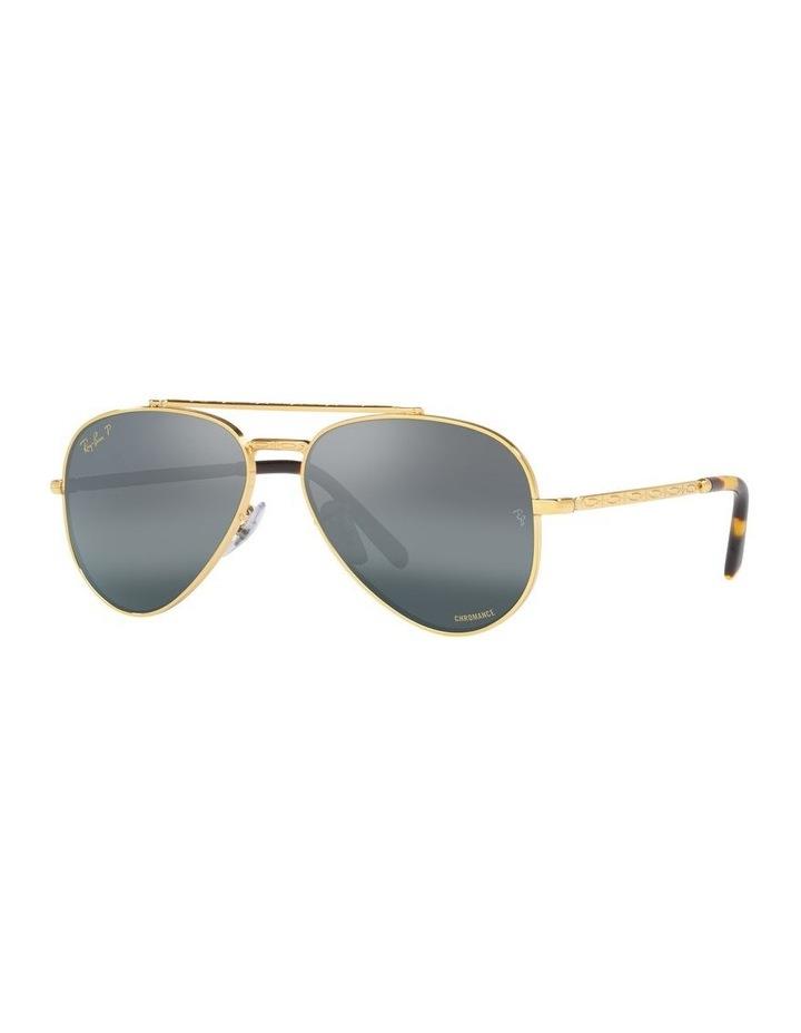 Ray-Ban New Aviator Polarised Sunglasses in Gold One Size