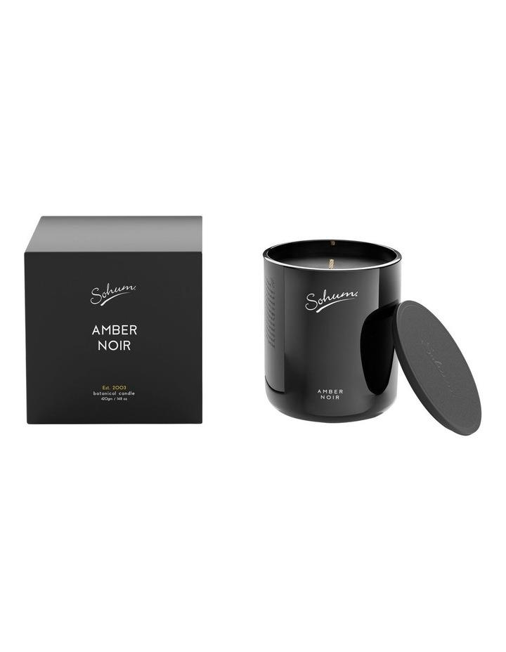 Sohum Amber Noir Eco Wax Candle 420g Black