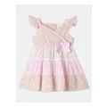 Sprout Woven Bow Front Dress in Old Rose 1
