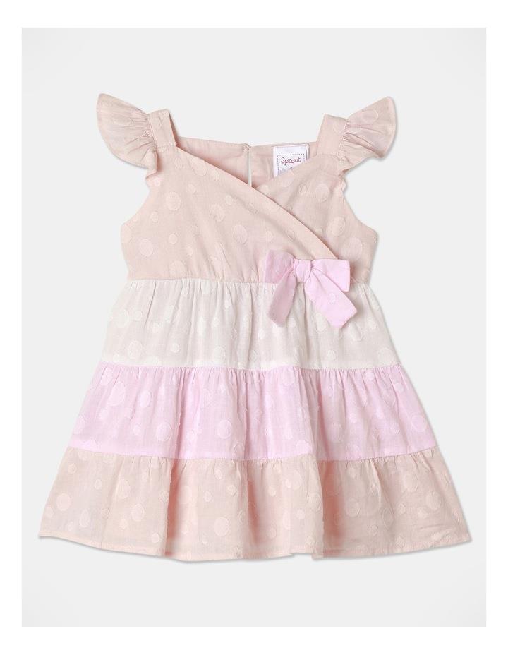 Sprout Woven Bow Front Dress in Old Rose 2