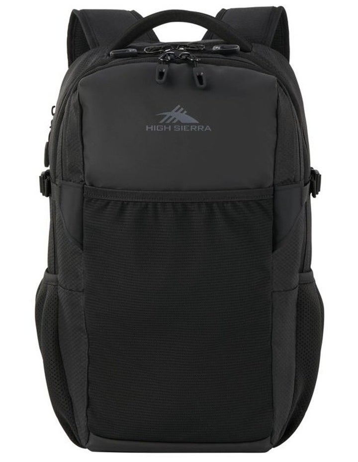 High Sierra Crossover Backpack in Black