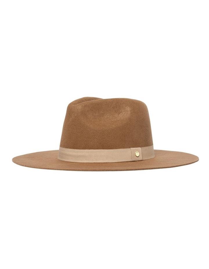 Rusty Gisele Felt Hat in Brown S/M
