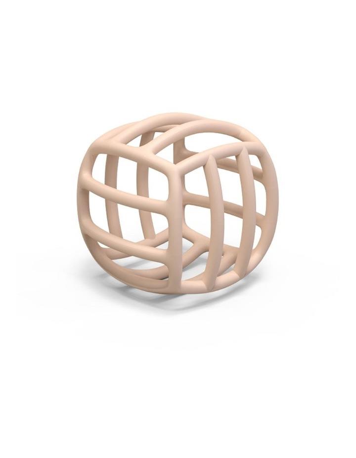 PLAYETTE Silicone Trendy Teething Ball in Cream