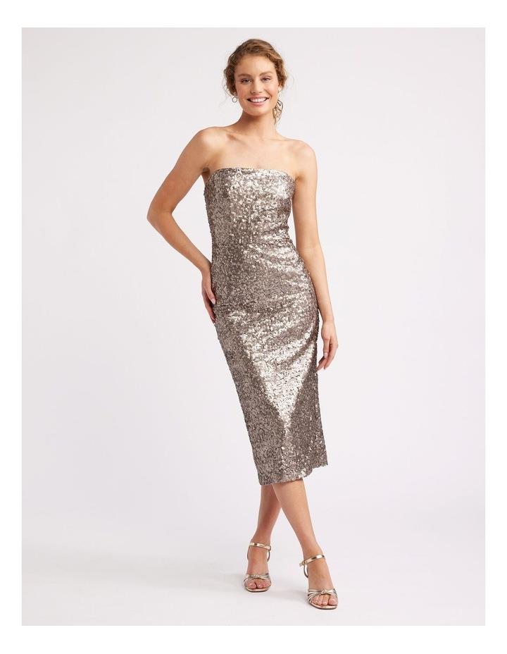 Review Marrakesh Strapless Dress in Silver 6