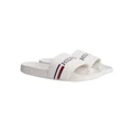 Tommy Hilfiger Corporate Flag Pool Slide in Weathered White 42