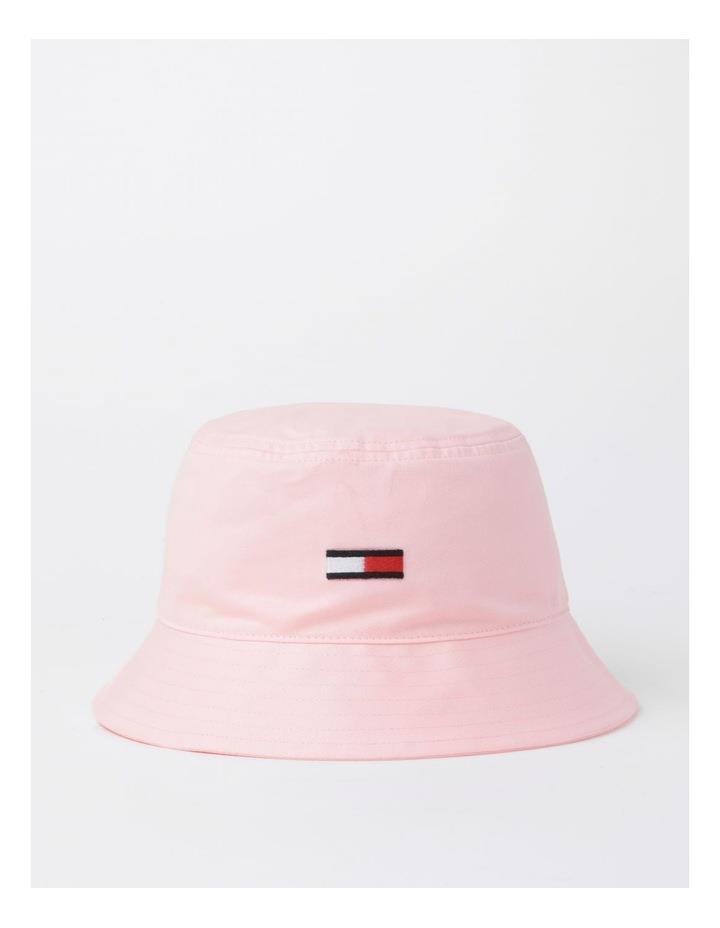 Tommy Hilfiger Flag Embroidery Bucket Hat in Pink Lt Pink One Size