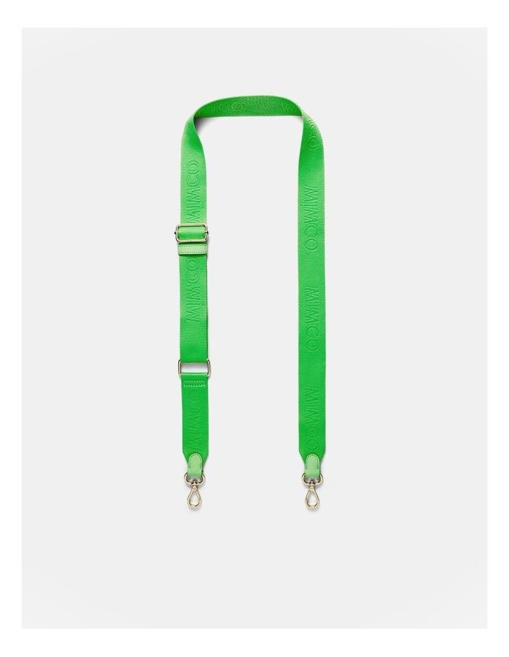 Mimco Webbing Bag Strap in Spiced Apple Green
