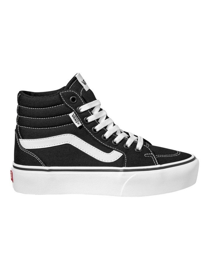 Vans Filmore Hi Platform Shoes in Black/White Blk/White 8