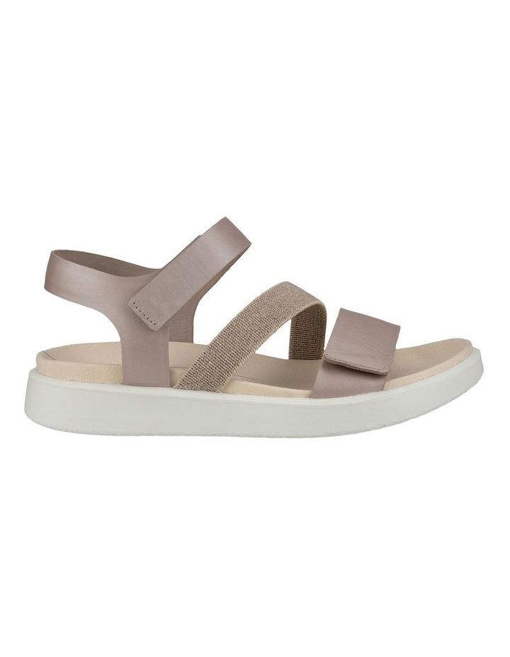 ECCO Flowt Leather Sandal in Grey 42