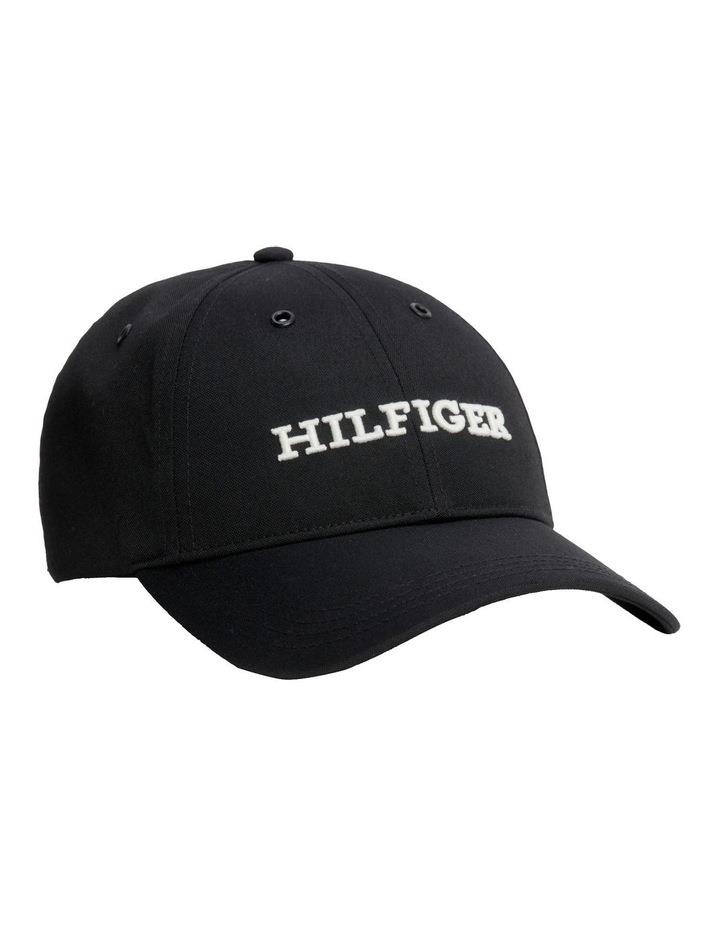 Tommy Hilfiger Logo Applique Baseball Cap in Black One Size